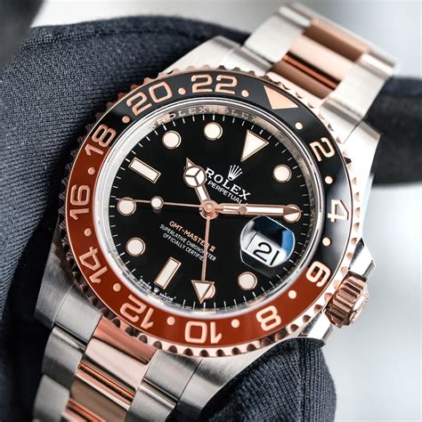 rolex gmt master ii rose gold review|rolex gmt master 2 movement.